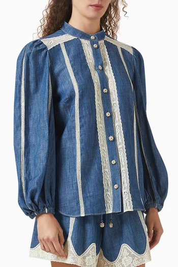 قميص اويكن دينم