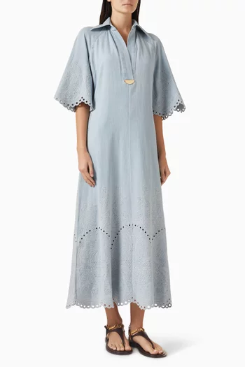 Daylight Midi Dress in Denim