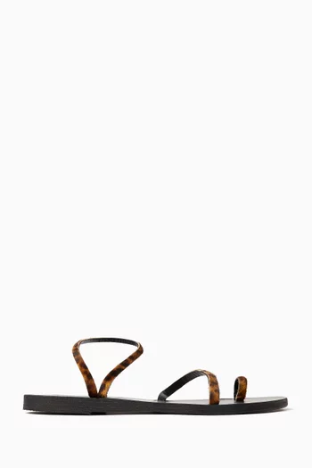 Eleftheria Sandals in Pony Hair