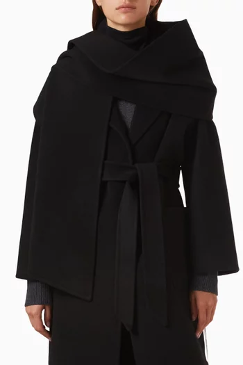 Double-faced Scarf in Merino-cashmere