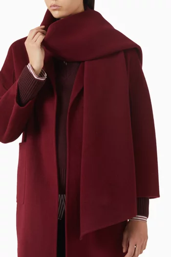 وشاح بوجهين صوف مارينو وكشمير