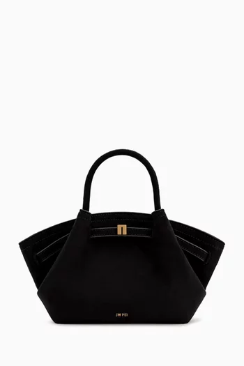 Mini Hana Tote Bag in Faux Suede