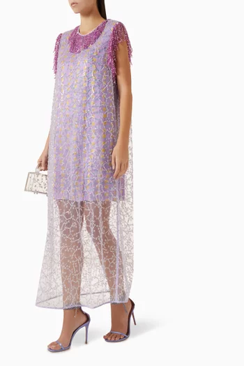 Lunaria Midi Dress in Viscose Blend