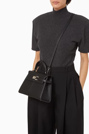 Large Elise Top-handle Bag in Vegan Leather