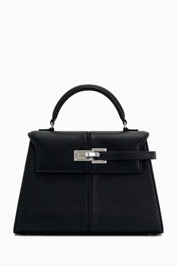 Large Elise Top-handle Bag in Vegan Leather
