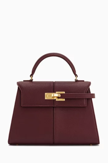 Large Elise Top-handle Bag in Vegan Leather