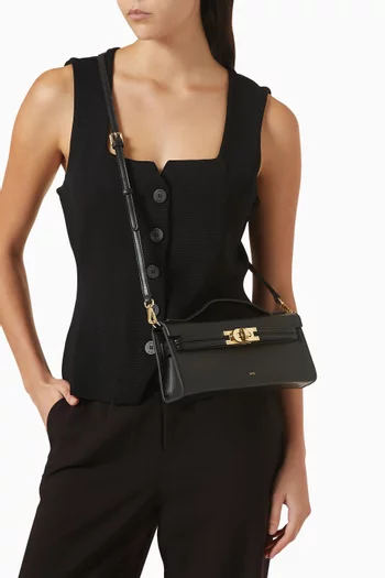 Bria Structured Top Handle Bag in Vegan Leather