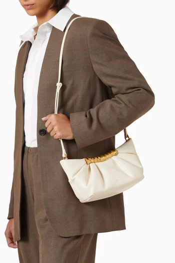 Leia Pleated Clutch in Vegan Leather