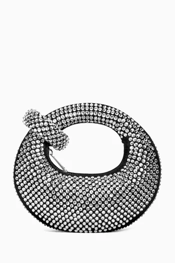 Mini Abacus Crystal Top-handle Bag