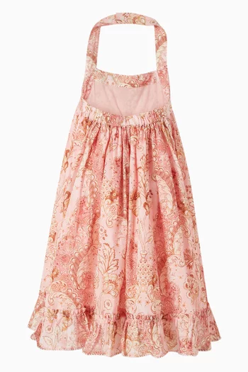 فستان دايلايت برباط حول الرقبة قطن