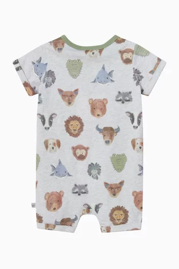 رومبر بياقة هنلي بنقشة قطن