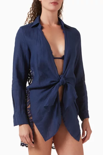 تونيك ميلي برباط دانتيل