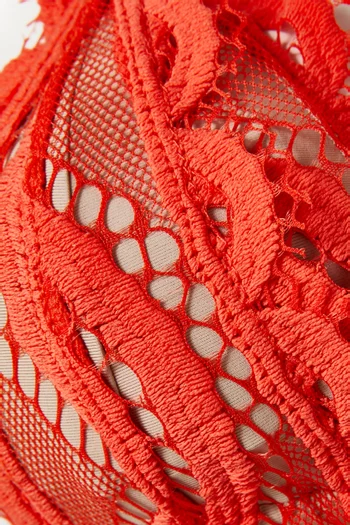 Lace Triangle Bikini Top