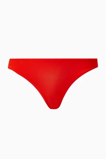 Basic Ruched Bikini Briefs