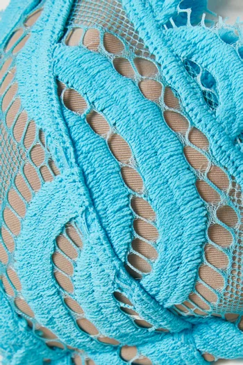 Lace Halter Bikini Top