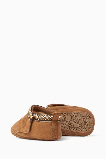Baby Tasman Slippers in Suede
