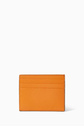 Card Holder in Saffiano Leather