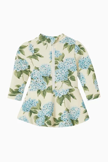 لباس قطعة واحدة بنقشة زهور فالنتينا 