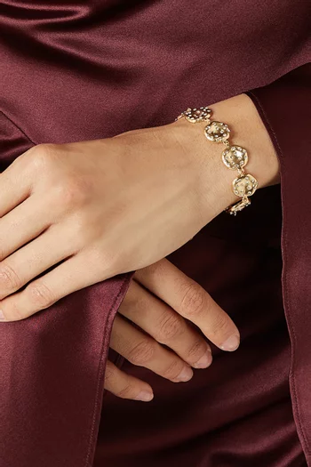 سوار اورورا داست معدن مطلي ذهب عيار 18‏