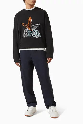 سويت شيرت قطن كينزو × فوتورا 2000