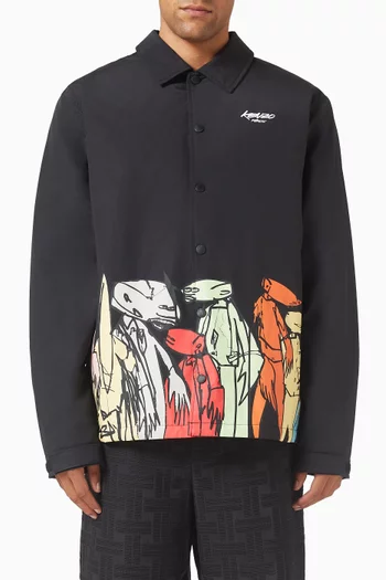 جاكيت كوتش مبطن كينزو × فوتورا 2000