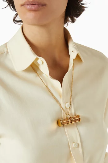 قلادة بدلاية بتصميم نرد نحاس