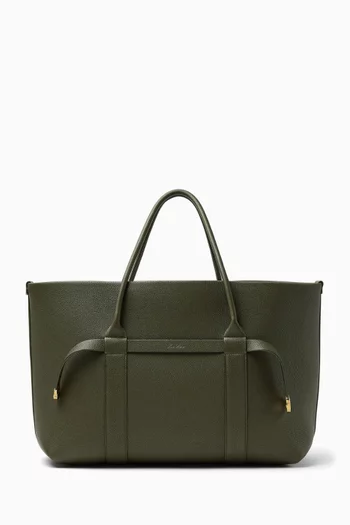Large Ghiera Shopper Bag in Leather