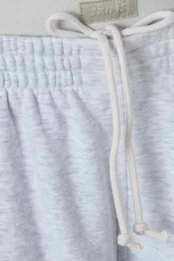 Cotton Fleece Exposed Boxer Pants