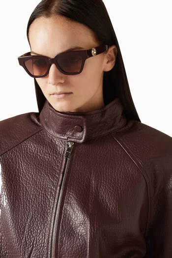 Cat-eye Sunglasses in Acetate