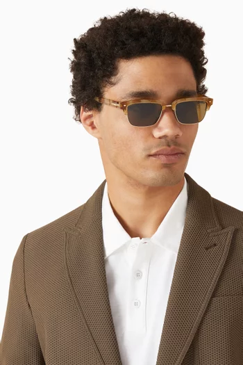 Square-frame Sunglasses in Acetate
