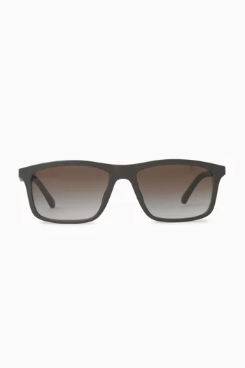 D-frame Sunglasses in Acetate