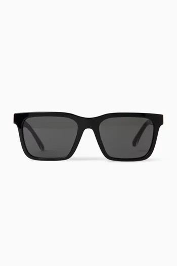 D-frame Sunglasses in Plastic