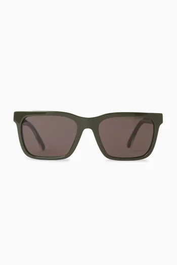 D-frame Sunglasses in Plastic