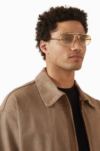 D-frame Sunglasses in Plastic