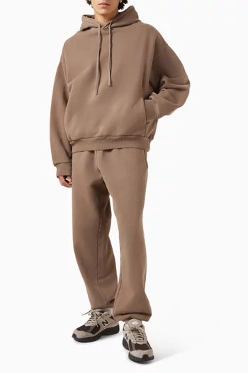 Drawstring Hoodie in Cotton-fleece