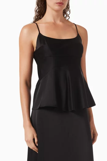 Curve Cami Top in Satin