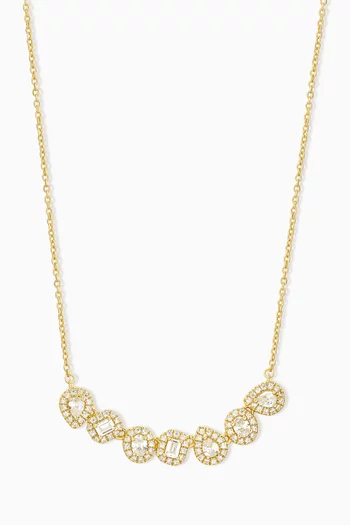 Pendant Necklace in Gold-plated Sterling Silver