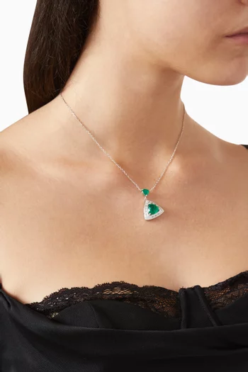 Triangle Drop Necklace in Sterling Silver