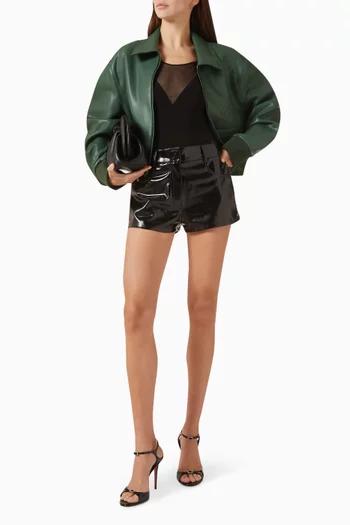 Mens Zip Crop Jacket