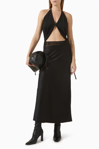 تنورة ايمالي طويلة ستان