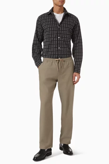 قميص دوبي بنقشة مربعات