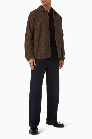 Structured Overshirt in Cotton