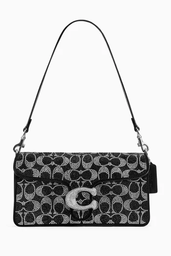 حقيبة كتف تابي 26 مطرزة بالخرز شمواه