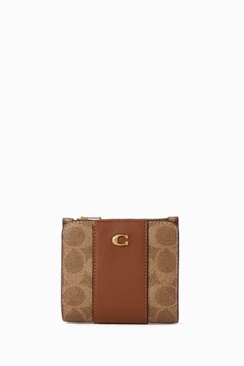 Essential Slim Bifold Wallet in Signature Canvas