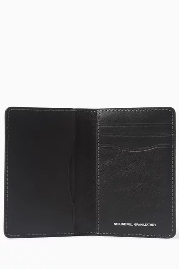 Card Wallet in Grained Leather