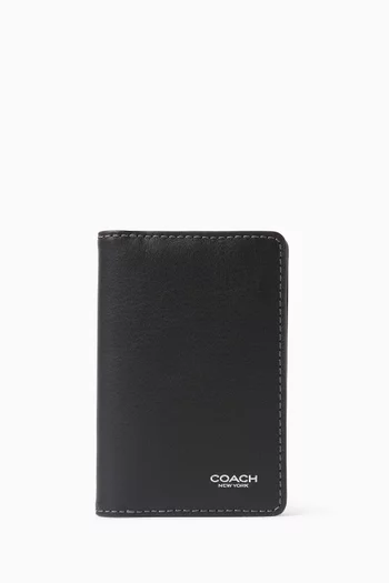Card Wallet in Grained Leather