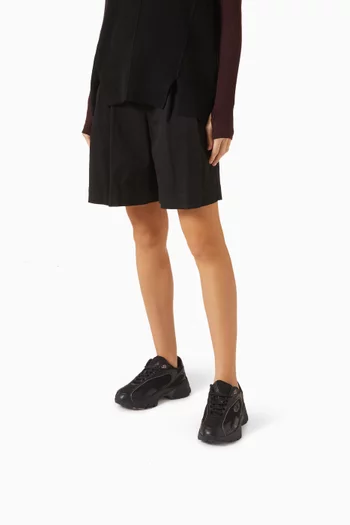 سنيكرز سبيد رانر قماش شبكي وجلد