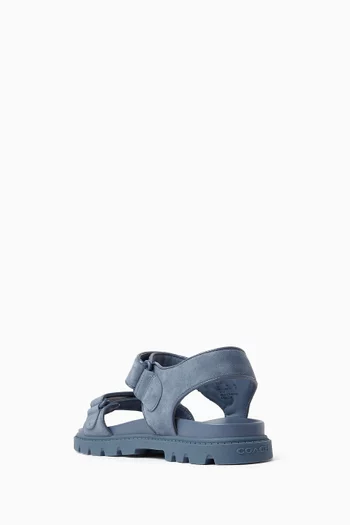 صندل برين بشعار الماركة جلد