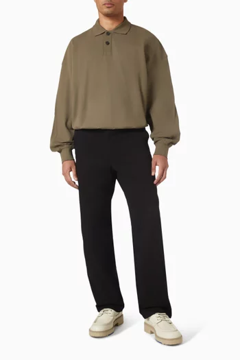 تي شيرت بولو أنارشيل بقصة فضفاضة قطن