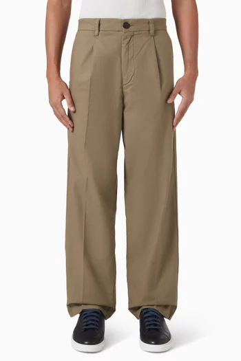 بنطال انرنور بقصة فضفاضة قطن